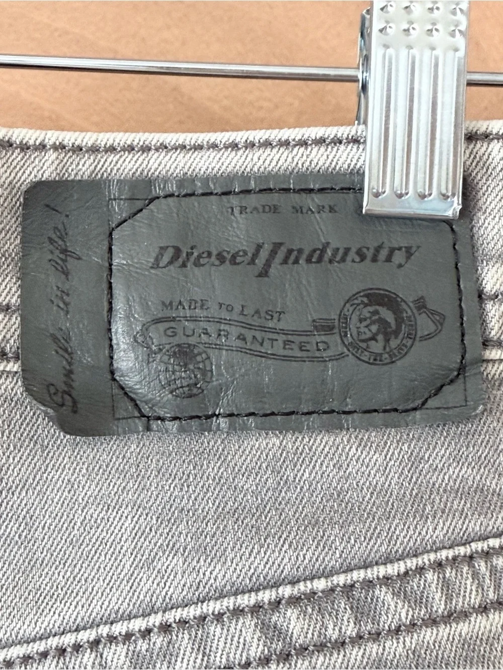 Diesel Buster Slim Tapered Jeans R99J6 Grey Stretch Men's W33 L32 NWT